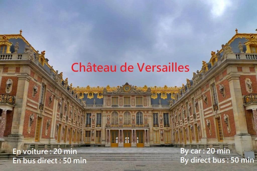 Appartement 4 Pieces - La Rose Des Yvelines - Classe 3 Etoiles Трап Экстерьер фото